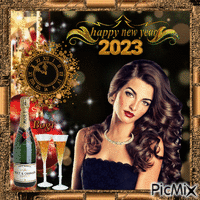 🍸In the New Year all the best my Friends🍸 - GIF animasi gratis