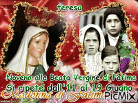 Vergine di Fatima - GIF animé gratuit