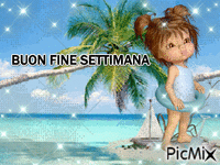 BUON FINE SETTIMANA - 免费动画 GIF