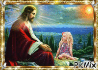 Talk With Jesus! - GIF animado grátis