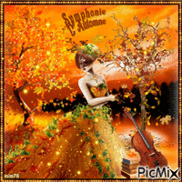 symphonie d'automne - Gratis geanimeerde GIF