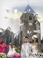 mariage a st val geanimeerde GIF