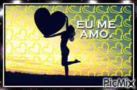 eu me amo - Бесплатный анимированный гифка