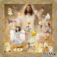 Jesus and Jessica geanimeerde GIF