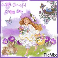 It's A Beautiful Spring Day - GIF animate gratis
