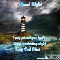 God's Light Of Love Good Night 7 - GIF animé gratuit