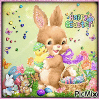 Easter Bunny - GIF animado grátis