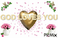 GOD LOVES YOU - GIF animé gratuit