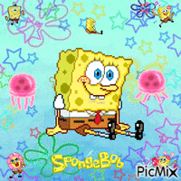 spongebob :3 GIF แบบเคลื่อนไหว