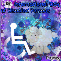 INTERNATIONAL DAY OF DISABLED PERSONS Animated GIF