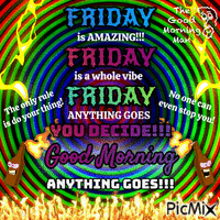 FRIDAY is a whole vibe Animated GIF