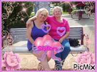 mom & her sister - Free animated GIF