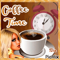 Coffee Time animoitu GIF