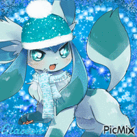 Glaceon in Blue