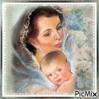 Mother and Baby ... Animiertes GIF