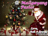 maligayang pasko - GIF animado grátis