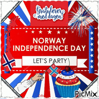 May 17th. Norway Independence Day. Happy Bithday.