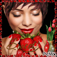 douce fraise ❤️🌼 animerad GIF