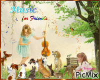 Music for friends 动画 GIF