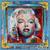 Marilyn Monroe - Portrait Gif Animado