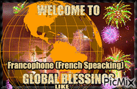Global Blessings Francophone animovaný GIF