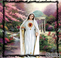 Blessed Mother Animated GIF