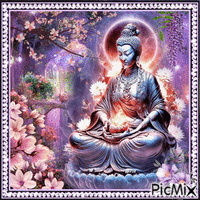 Buddha - GIF animado grátis