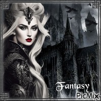Mistress of the gloomy castle - GIF animé gratuit