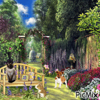 garden Animated GIF