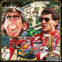 Ayrton Senna - Free animated GIF