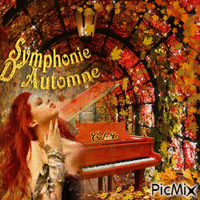 Symphonie d'automne - Бесплатный анимированный гифка