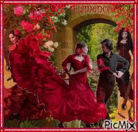 Flamenco geanimeerde GIF