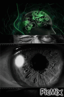 Ojos y mente animovaný GIF