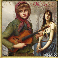 Concours : Violoniste vintage