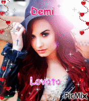 Demi Lovato <3 - Darmowy animowany GIF