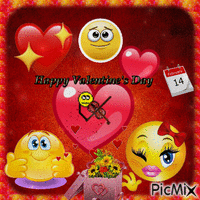 Feliz día de San Valentín - Emoji