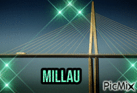 MILLAU BRIDGE animowany gif