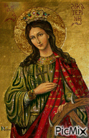 Holy Great Martyr Catherine of Alexandria - Darmowy animowany GIF
