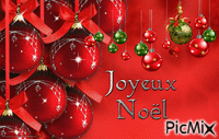 joyeux noel - GIF animado grátis