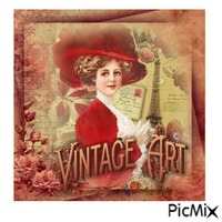 Femme-Vintage - GIF animé gratuit