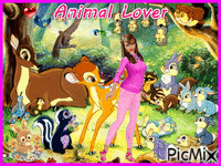 Animal lover animuotas GIF
