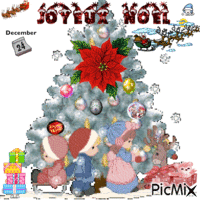 joyeux Noël κινούμενο GIF