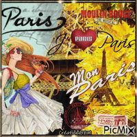 Paris par BBM 动画 GIF