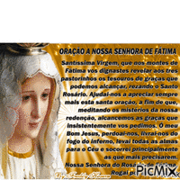Oração De Fatima - Бесплатни анимирани ГИФ
