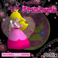 princess peach !! - Free animated GIF