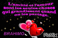l amitie et l amour... - Darmowy animowany GIF