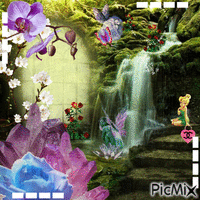 fairy cave GIF animé