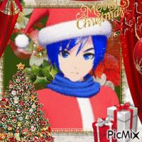 Kaito Christmas - Bezmaksas animēts GIF