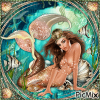 Mermaid - Nemokamas animacinis gif