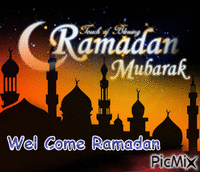 Wel Come To Ramadan - GIF animado gratis